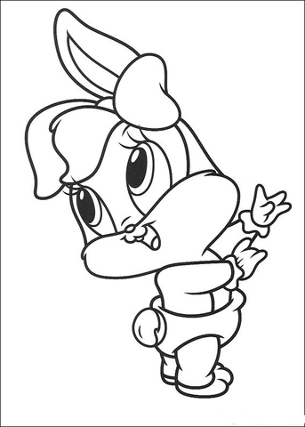 Lola Bunny  Coloring Page